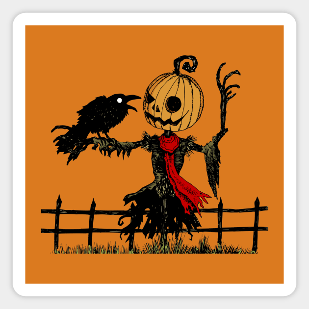 Scarecrow Magnet by djrbennett